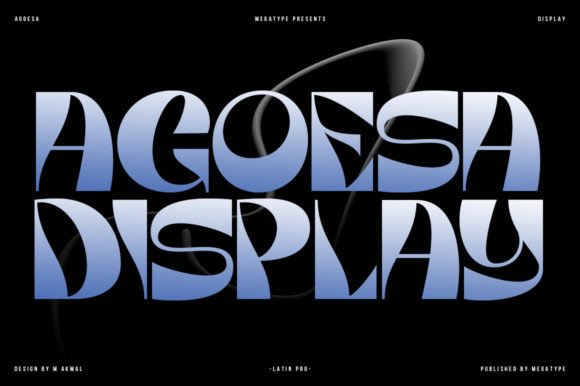 Agoesa: The Modern Display Font for Bold Visual Identity