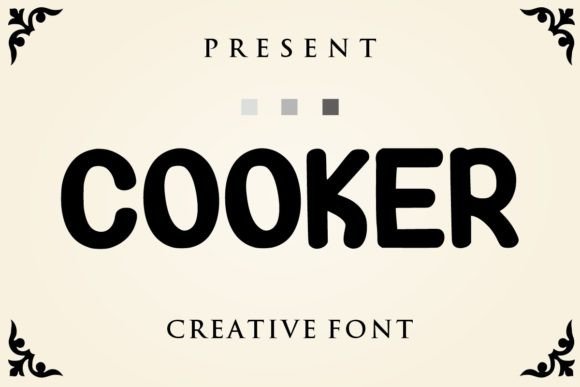 Cooker: The Friendly Uppercase Font for Modern Design