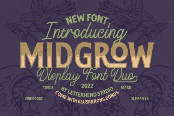 Midgrow Duo: Elevating Modern Typography and Brand Identity