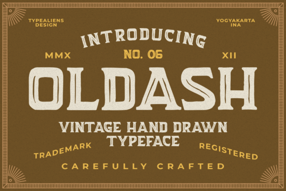 Oldash: The Bold Serif for Vintage & Motorcycle Design