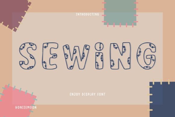 Sewing Font: Infusing Joy and Creativity into Modern Design