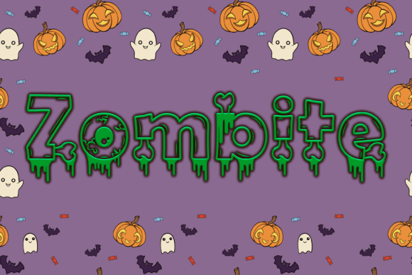 Zombite: The Spooky Display Font for Creative Projects